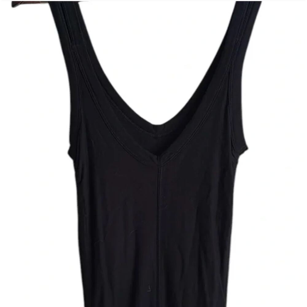 ALLSAINTS | Ola Dress Sleeveless Pullover MIDI Bodycon Side Ties Dress Black - Picture 6 of 8